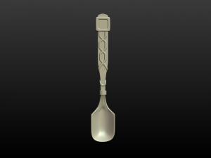 Teaspoon 3D प्रिंट मॉडल