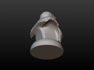 neanderthal bust Model Cetak 3D