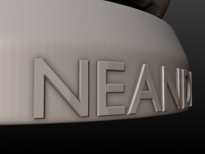 neanderthal bust Model Cetak 3D