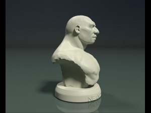 neanderthal bust 3D Print Model