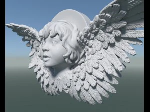 malaikat kerub Model Cetak 3D