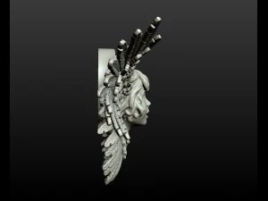 malaikat kerub Model Cetak 3D