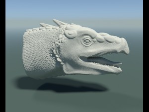 dragon head 3D Print Model