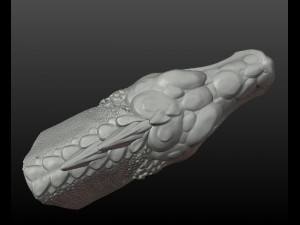 dragon head Model Cetak 3D