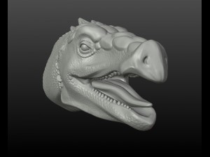 dragon head Model Cetak 3D