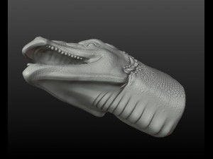 dragon head Model Cetak 3D