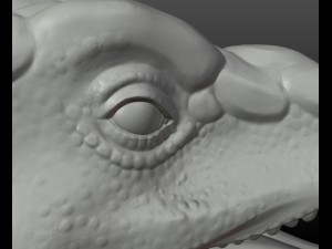 dragon head Model Cetak 3D