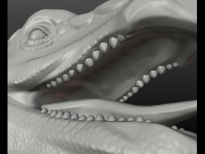 dragon head Model Cetak 3D