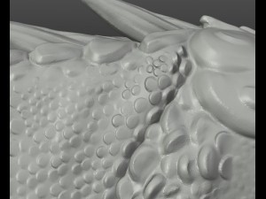 dragon head Model Cetak 3D