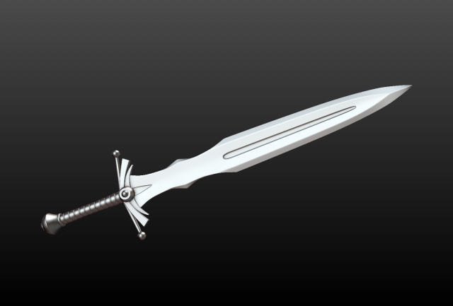 sword Modelo de Impressão 3D .c4d .max .obj .3ds .fbx .stl .blend 