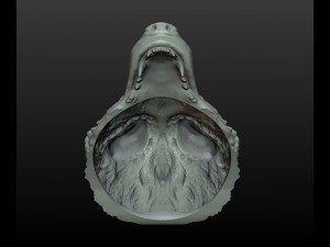 wolf cap Model Cetak 3D