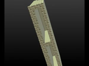 castle wall 3D Print Model