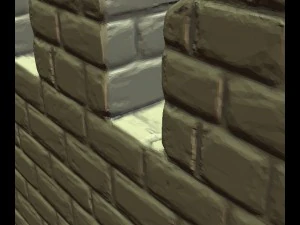 castle wall 3D Print Model
