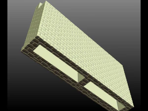castle wall 3D Print Model