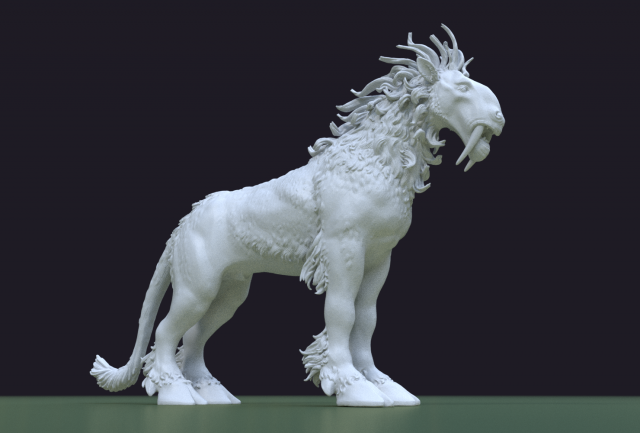 fantasy beast Modèles 3D en vedette .c4d .max .obj .3ds .fbx .stl .blend 