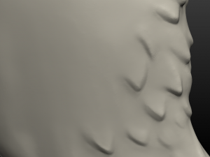 wolf hind paw Modelo de Impressão 3D