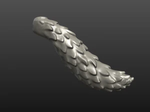 wolf tail 3D Print Model