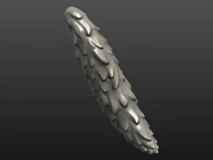 wolf tail 3D Print Model