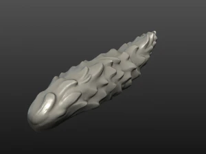 wolf tail 3D Print Model