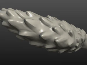 wolf tail 3D Print Model