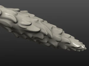 wolf tail 3D Print Model