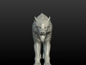 fantasy wolf 3D Print Model