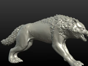 fantasy wolf 3D Print Model
