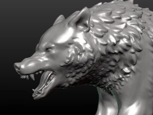 fantasy wolf 3D Print Model