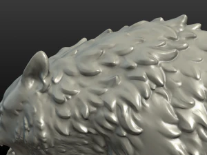 fantasy wolf 3D Print Model