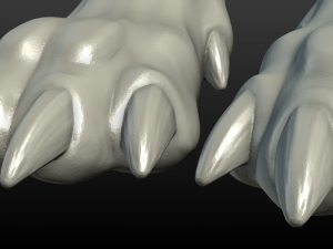 fantasy wolf Model Cetak 3D