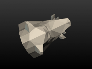 boar head low poly 3D Принт Модель