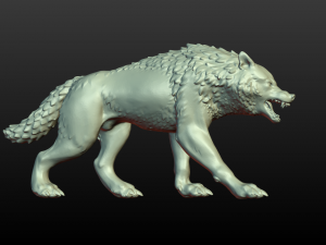 wolf figurine 3D Принт Модель
