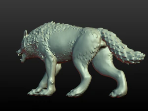 wolf figurine 3D Print Model