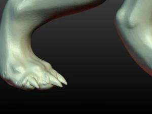 wolf figurine 3D Print Model