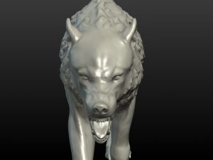 wolf figurine 3D Принт Модель
