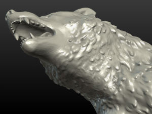 wolf figurine 3D Принт Модель