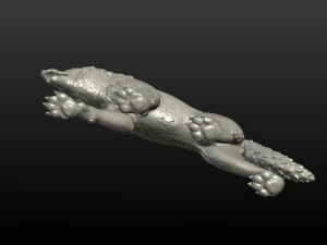 wolf figurine 3D Print Model