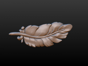 feather Modelo de Impressão 3D