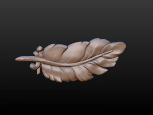feather 3D Print Model