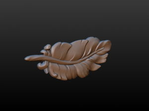 feather Modelo de Impressão 3D