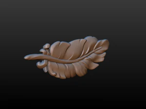feather 3D Print Model