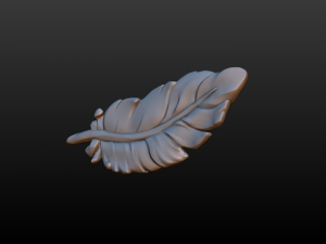 feather Modelo de Impressão 3D