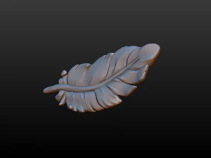 feather 3D Print Model