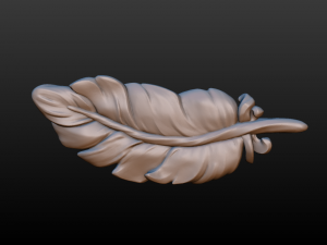 feather Modelo de Impressão 3D