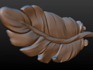 feather 3D Print Model