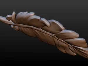 feather 3D Print Model