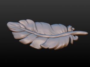 feather Modelo de Impressão 3D