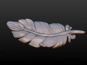 feather 3D Print Model