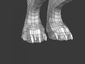 wolf ii low poly Modelo 3D