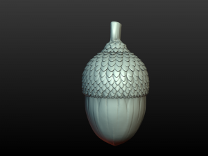Acorn 3D Print Model